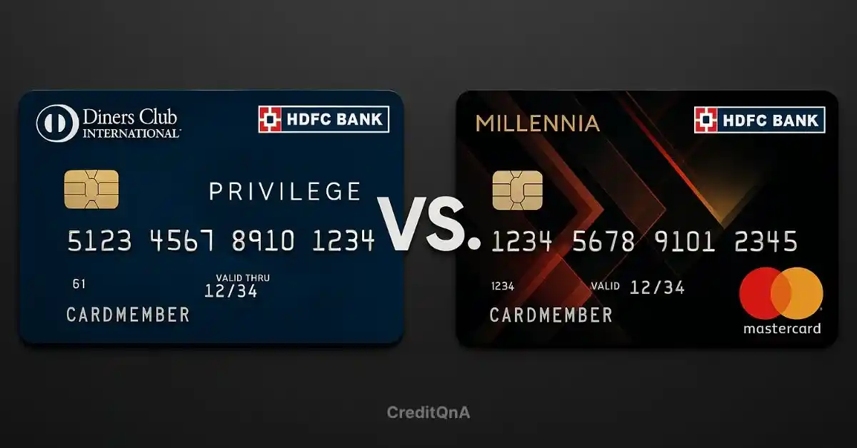 HDFC Diners Club Privilege vs Millennia Credit Card