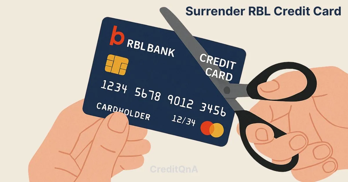 Surrender RBL Credit Card
